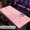 Custom Text Big Mousepad, Extended Desk Pad For Laptop Work GameBetty Boop