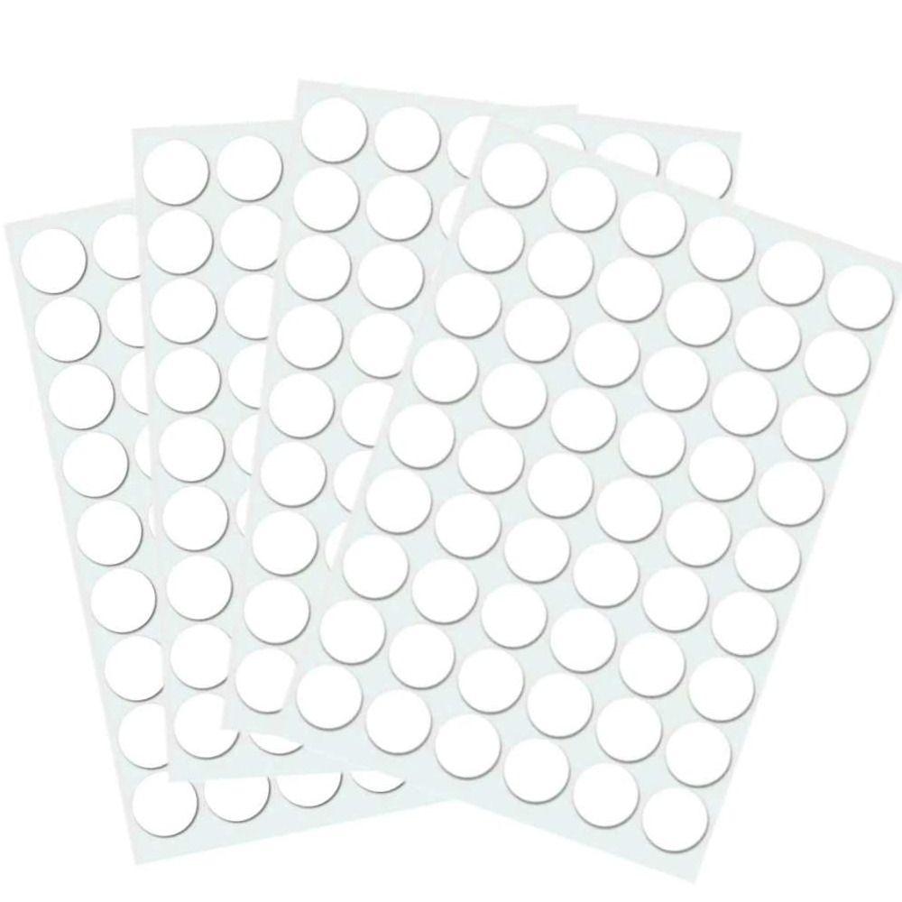 

5 Sheet Cabinet Ornament Covers 270pcs 21mm Self-Adhesive Hole Sticker Screw Cap Screw Hole Stickers