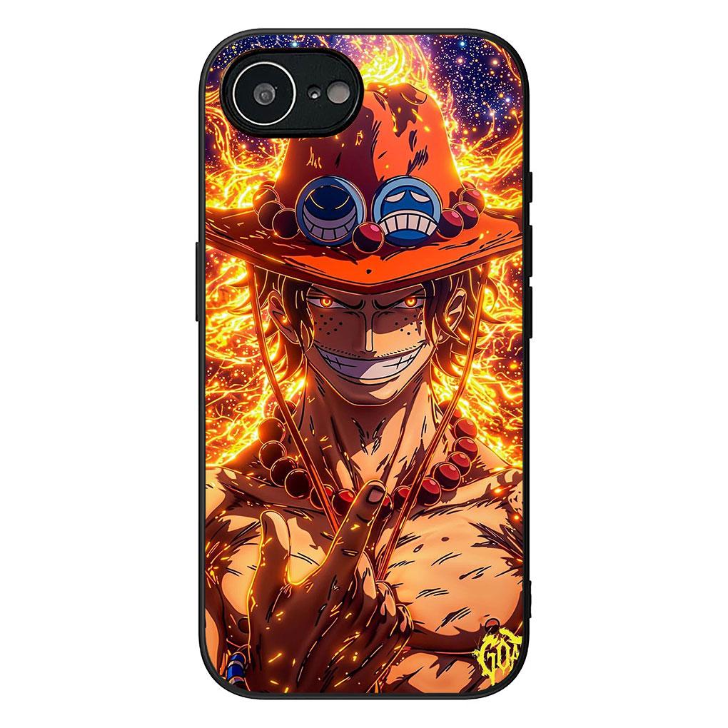 Cover for Samsung Galaxy A05 A06 A14 A50 A51 A52 A12 A13 A17 A70 A07 A25 A26 A56 A23 M53 Case Portgas D Ace One Luffy Piece Zoro