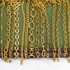 1M Edelstahl Goldfarbe Kette Schwer Oval Quadratisch Klobig Hip Hop Punk Gliederkette DIY Schmuckherstellung Halskette Armband Ketten