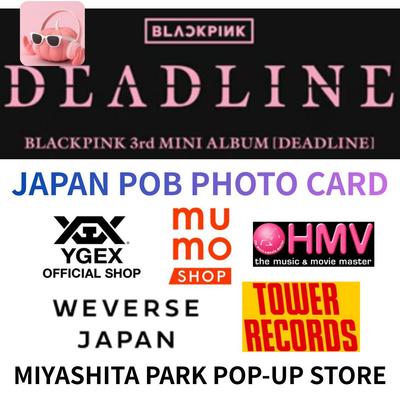 PREORDINE BLACKPINK 3° MINI ALBUM SCADENZA GIAPPONE POB CARTOLINA FOTOGRAFICA UFFICIALE