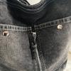 Jeanstasche Damen Tasche Große Kapazität Retro Kontrast Tragetasche Schulter Crossbody Tasche