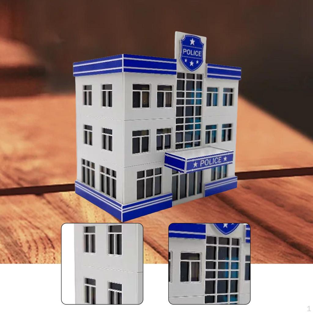 1:64 Parkplätze / 64 Diecast Auto Vitrine Lebensecht Sammlung Multifunktionales Diorama Gebäude