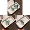 New Chinese Style Zircon Snake Pattern Triangle Open Ring For Women