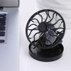 Mini Clip-on Solar Energy Fan Camping Hiking Cooling Portable Fan for Summer Travel Camp Mountaineering Cooling