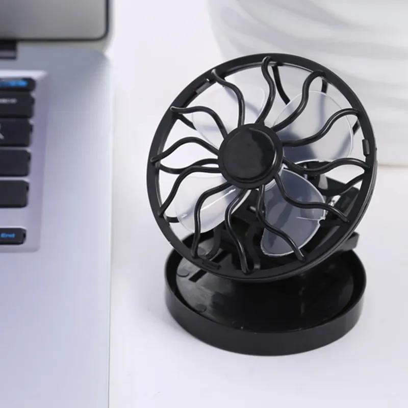 Mini Clip-on Solar Energy Fan Camping Hiking Cooling Portable Fan for Summer Travel Camp Mountaineering Cooling