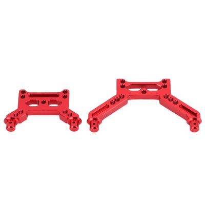 2Pcs RC Car Shock Mount Wear Resistant Aluminum Alloy Shock Mount for SG1603 SG1604  UD1601  UD16024 1 16 RC CarRed