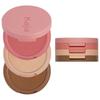 Kaja Face Bento Cream Bronzer Powder Blusher & Highlighter Sculpting Trio 02 Cloud Latte