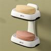Magnetic Suction Soap Dish Plastic Soap Rack Simple Creative Hole-free Double-layer Soap Box Soap Dish Bathroom Wall-mounted