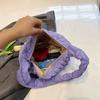 Pleated Cloud Bag Women's New Large-capacity Single-shoulder Cross-slung Woven Bubble Cotton Tote