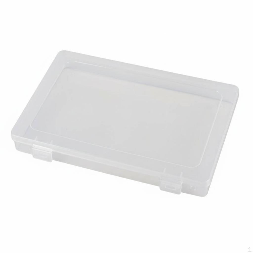 Clear Organizer Box PP Material Multipurpose for DIY Enthusiasts, Craft Room,