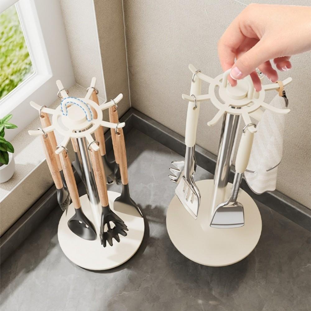 Beweglicher Aufbewahrungshalter Tragbarer Küchenutensilienständer Küchenorganisator