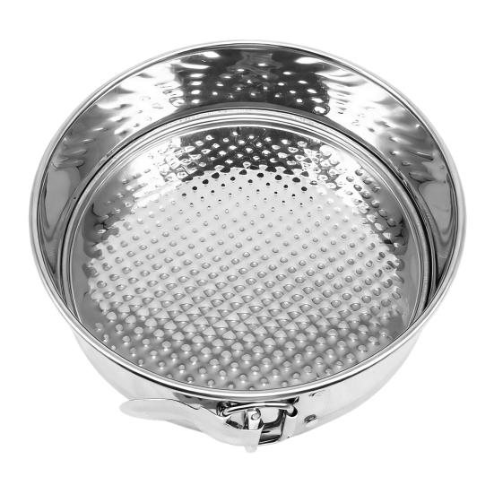 Yousheng Tårtform Set Mousse Chiffon Födelsedag Bröllopstårtor Non-Stick Bakform 4-10 Tum Rostfritt Stål Fjäderlås Bakverk Köksredskap