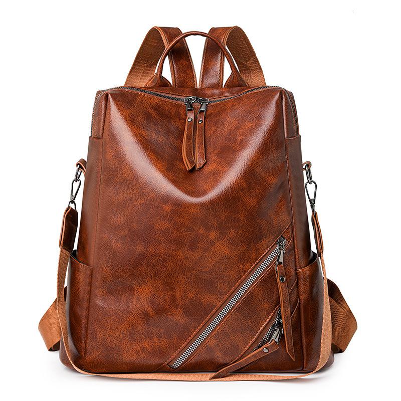 Multi-compartment Backpack, European and American Fashion Trend Commuting Schoolbag, Large-capacity Casual and Versatile Backpack