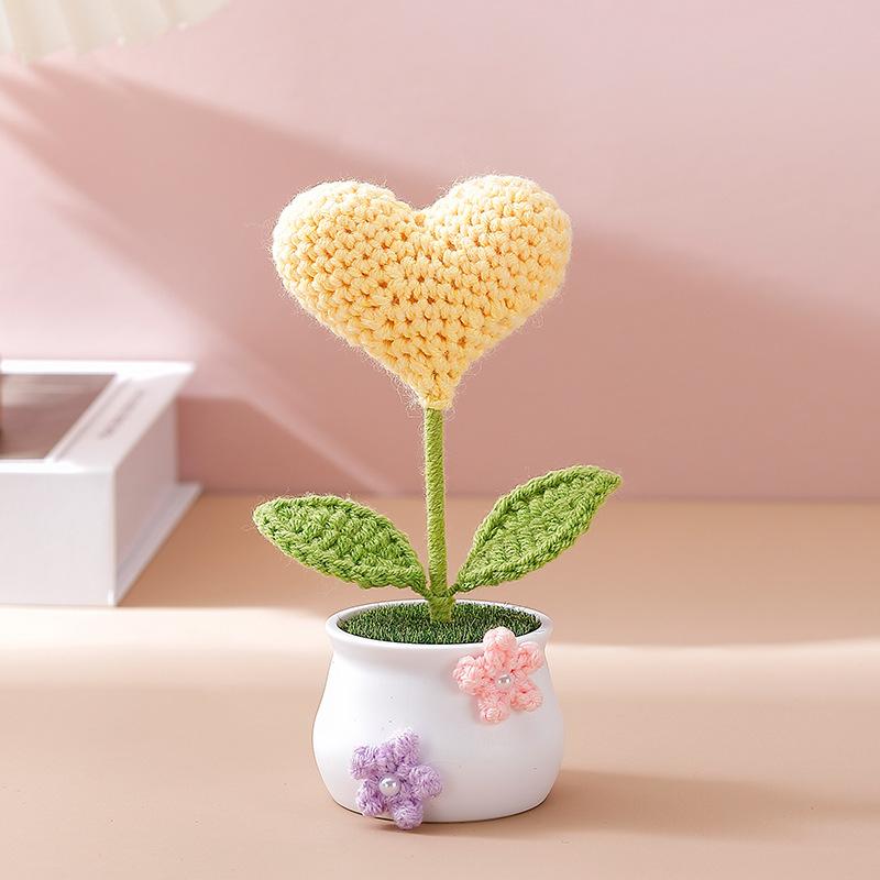 Accessoires de Photographie Crochetés Artificiels Mariage Fête Créatif Perles Simulation Bonsaï Fait Main DIY