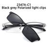 Rectangle Small Magnet Sunglasses Men Polarized Clip On Glasses For Men Half Metal Frame Male 0 Diopter Optic Myopia Eyewear
