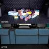 Car Trunk Organizer, Backseat Hanging Large Storage With Adjustable Straps,Waterproof PVC Collapsible Cargo Bag, Car Interior Accessories For Auto
