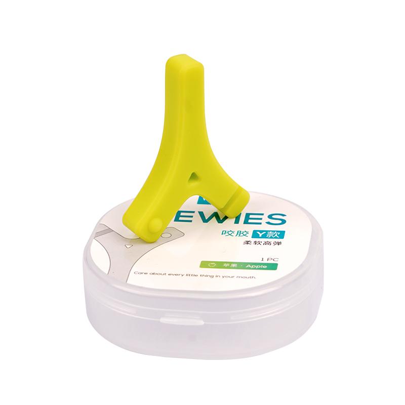 1Pc Y Shaped Silicone Teeth Stick Bite Dental Aligner Chewies Orthodontic Bite Chewies Prevent Face Distortion Dentist Tools