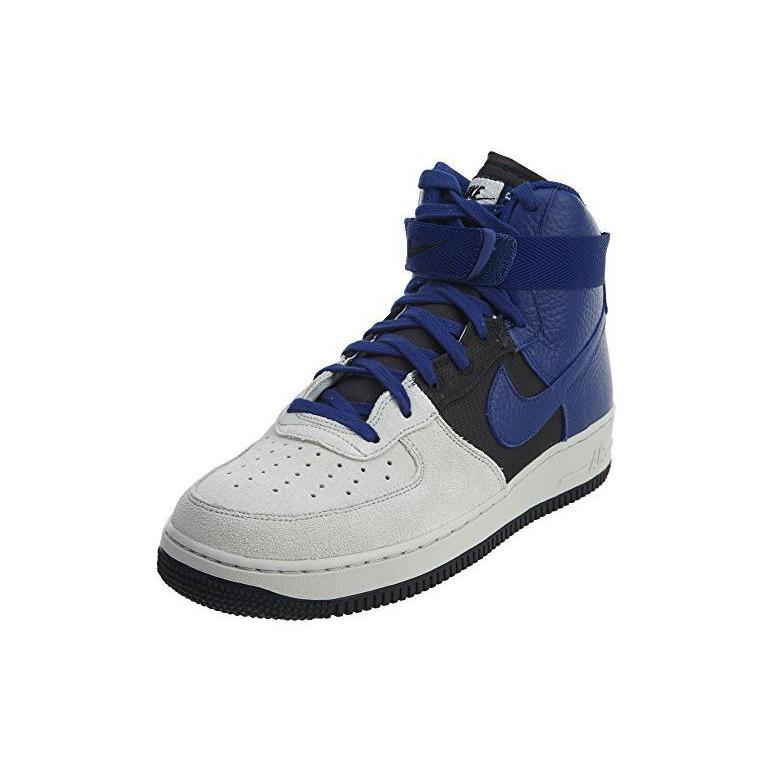 New Nike Air Force 1 High '07 LV8 Pure Platinum Deep Royal Blue 806403-009