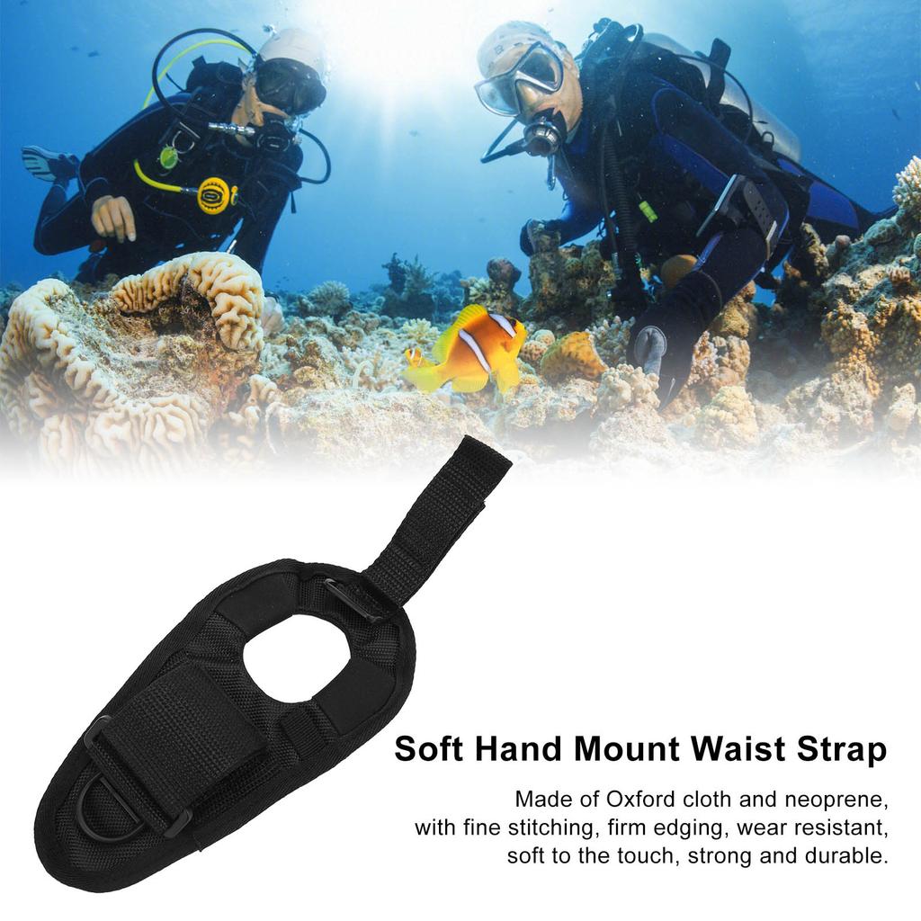 Diving Flashlight Hand and Arm Strap Universal Adjustable Soft Hand Mount Waist Strap for Diving