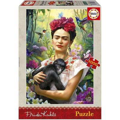 Puzzle - EDUCA - The Garden of Life - 1000 Pieces - 34 X 48 Cm - Theme: Frida Kahlo