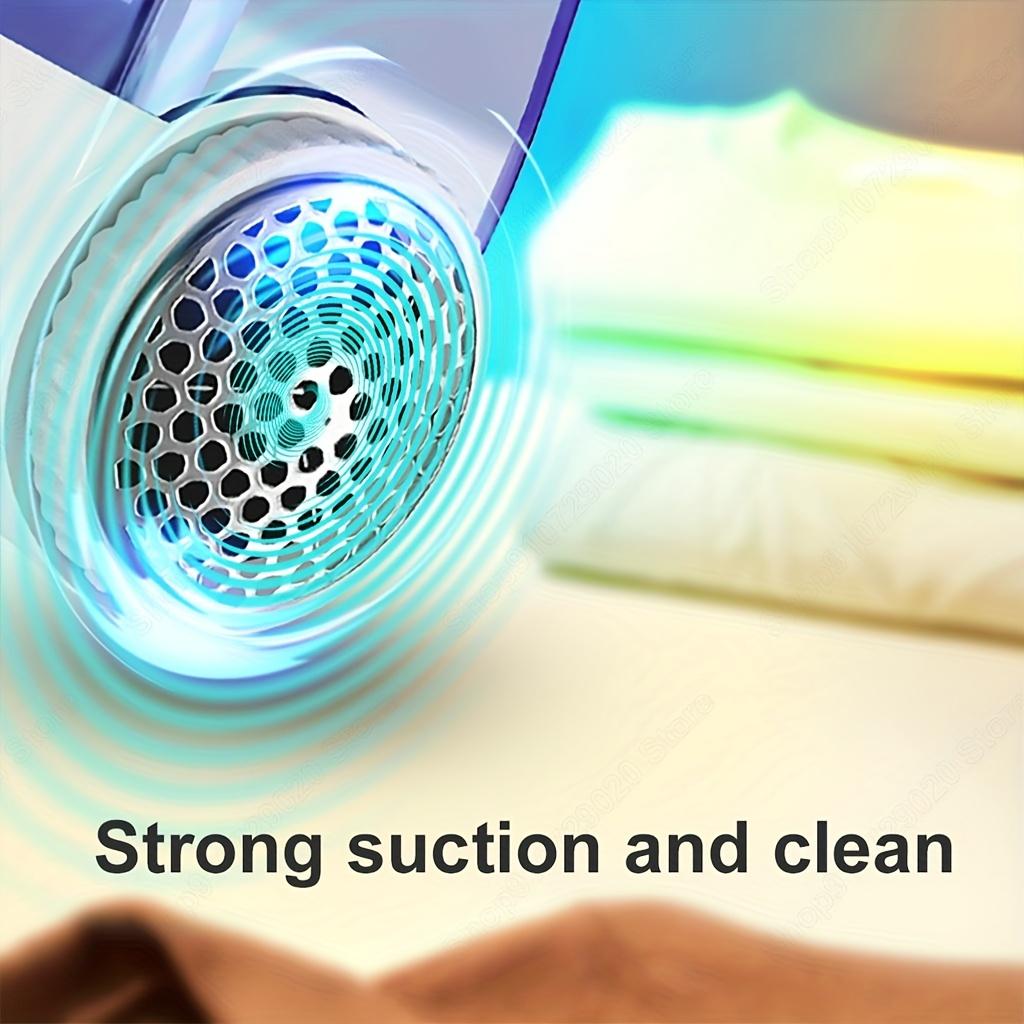 Battery-powered lint remover suitable for clothes and furniture, electric lint brush, easily removes fluff and lint balls.