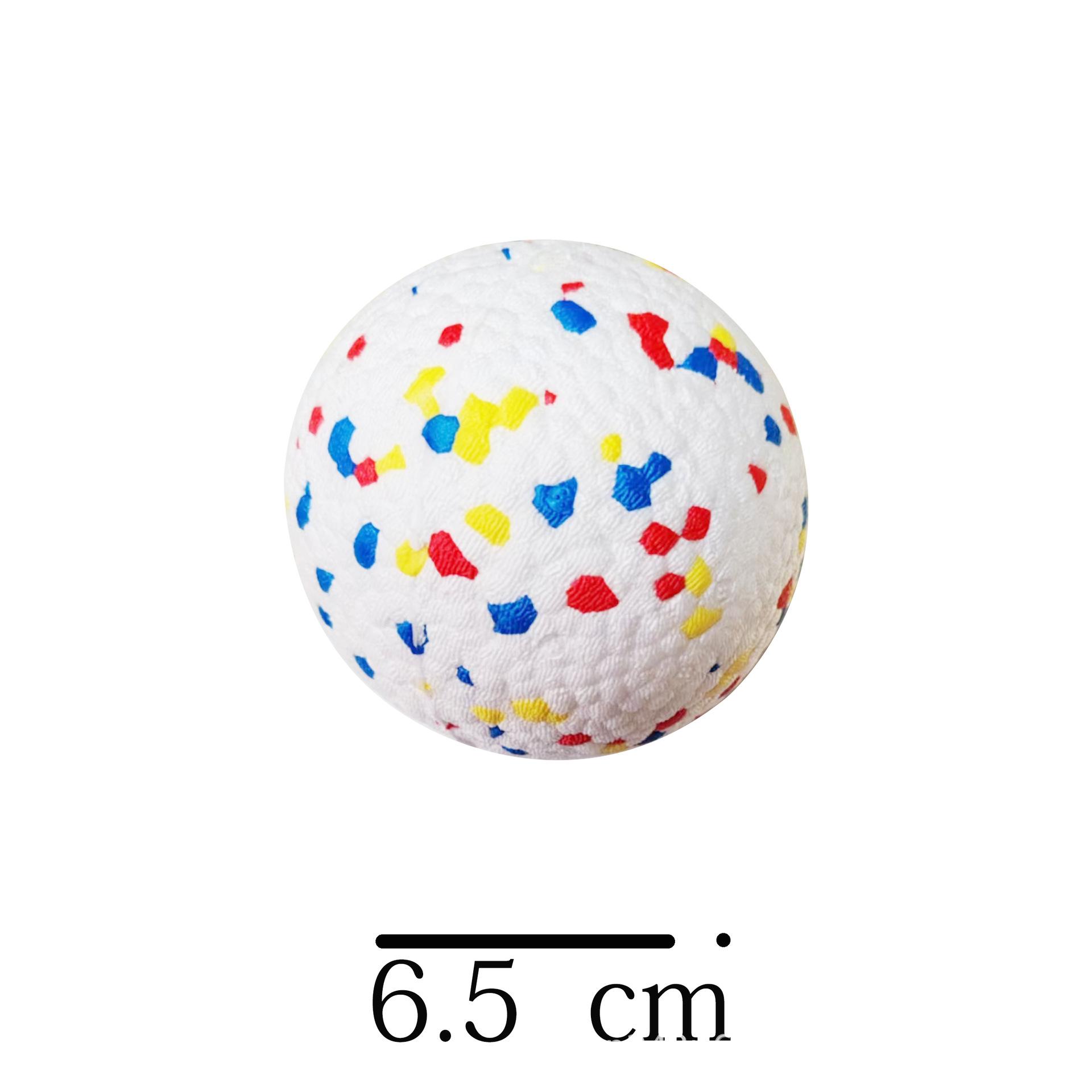 

1pc Teething Pet Toy DogToy Solid Toy Ball Interactive Light Popcorn Ball Dog Ball Light Chew Rubber Ball High Elastic Bite