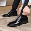 Men'S New Business Leather Shoes Soft Soled Work Footwear Outdoor Non Slip Formal Shoes Fashion Casual Male Shoes  Homme