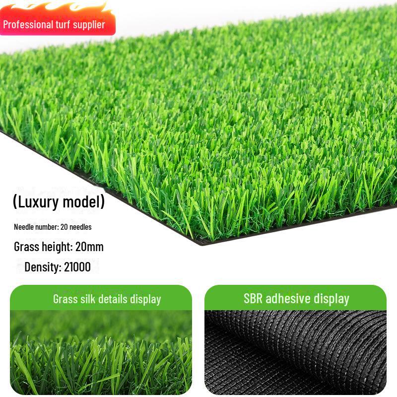 Outdoor Green Artificial Turf Mat for Kindergartens & Football Fields
