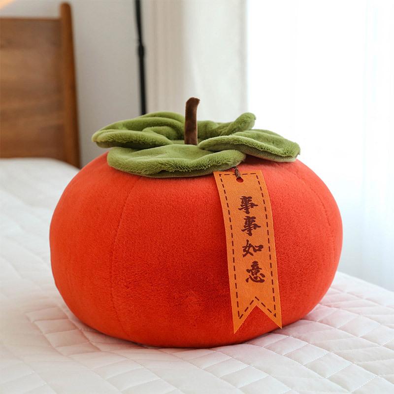 Persimmon Plush Toy Pillow Persimmon Ruyi Home