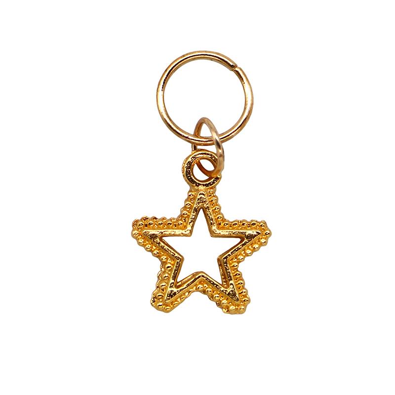 70Pcs Metal African Hair Rings Beads Cuffs Tubes Charms Dreadlock Braids Jewelry