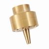 Brass Column Garden Pond Fountain Water Nozzle Sprinkler Spray Head Gold (1Celsius2 )