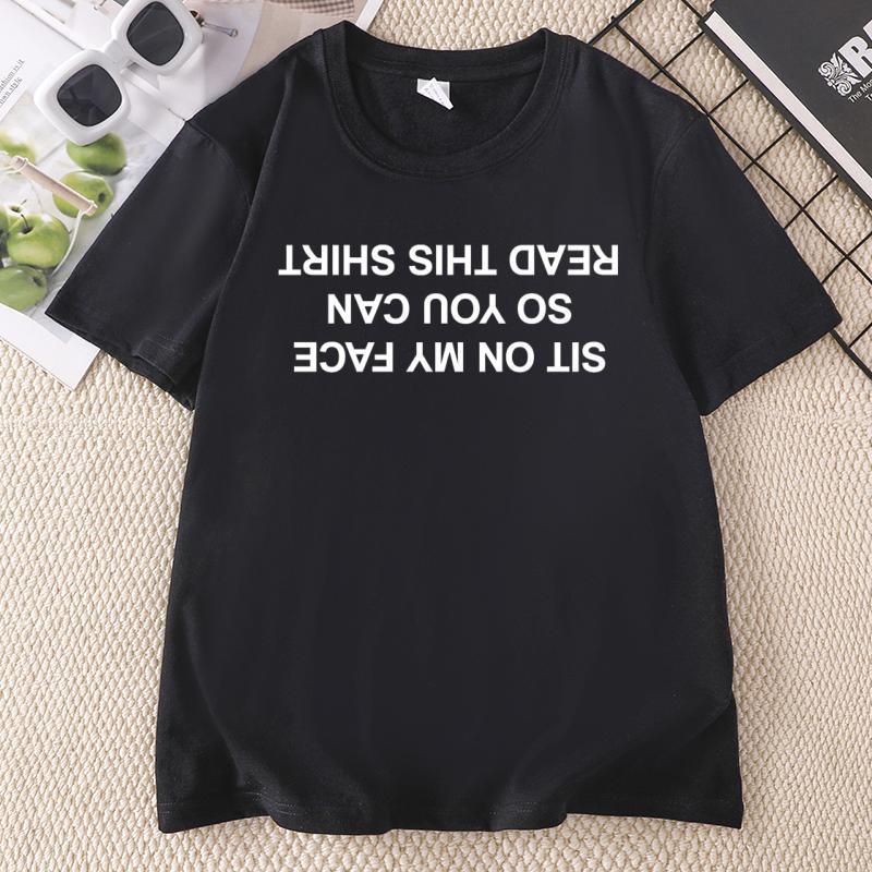 Funny Cotton ShortSleeve Casual TShirt Adult Top Print Cotton Short Sleeve Tshirt Casual Round Neck Soft Breathable T Shirt