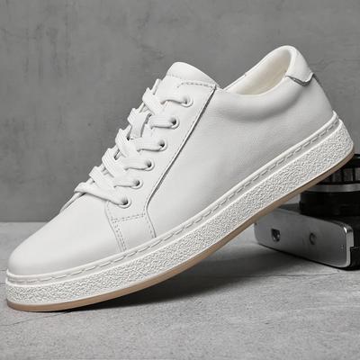 Moda Nuove Scarpe da Uomo Marca Classiche Casual Vera Pelle Morbide per Camminare Sneaker da Uomo Bianche Nere da Corsa Sneakers Trendy per Uomo
