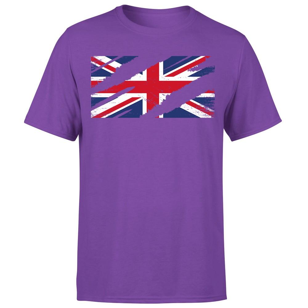 Torn Union Jack Flag TShirt Funny Country British Football Unisexs T ShirtOrP1A