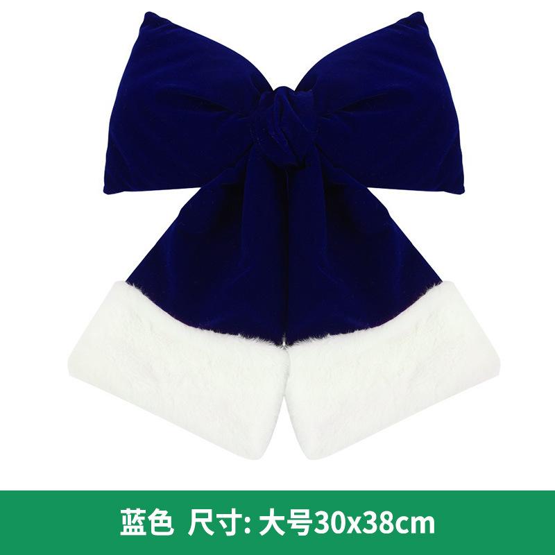 Christmas Plush Bow Soft Velvet Christmas Bow 3d Bow Ornament Handcrafted For Gifts Chair Decoration Christmas Tree