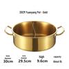 ZISIZ Edelstahl geteilter Hot Pot
