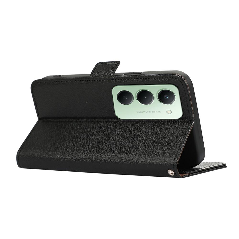 For Xiaomi Redmi 15 5G (Global) (169mm) Case Litchi Texture Leather RFID Blocking Phone Cover