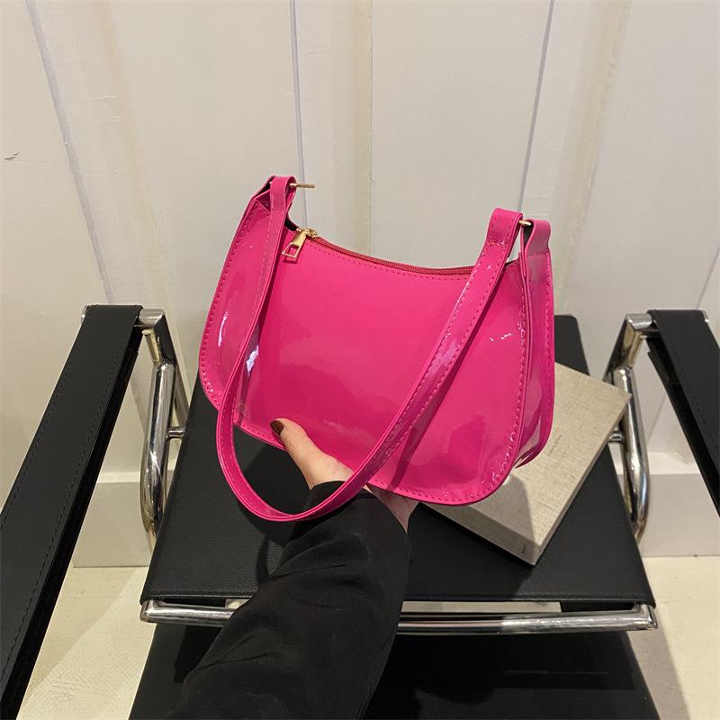 Korean Style Women's Shoulder Bag - 2024 Spring Versatile Small Square in Solid Colors