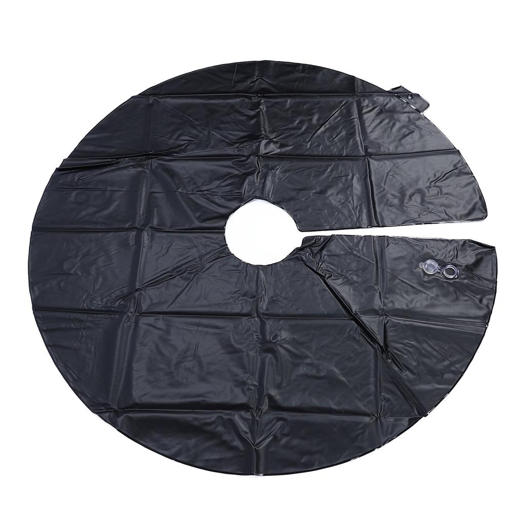 Baumbewässerungsring 10 Gallonen Wiederverwendbarer PVC Tropfbewässerungs-Wasserbeutel zum Pflanzen Gärtnern Schwarz