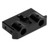 RC Front Bumper Mount Replacement for Redcat Ascent 18 1 18 Scale RC Aluminum Front Bumper Connector Black