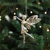 Plastic Xmas Ornament Ball Gold Christmas Tree Ornament Creative Xmas Baubles  Scene Making