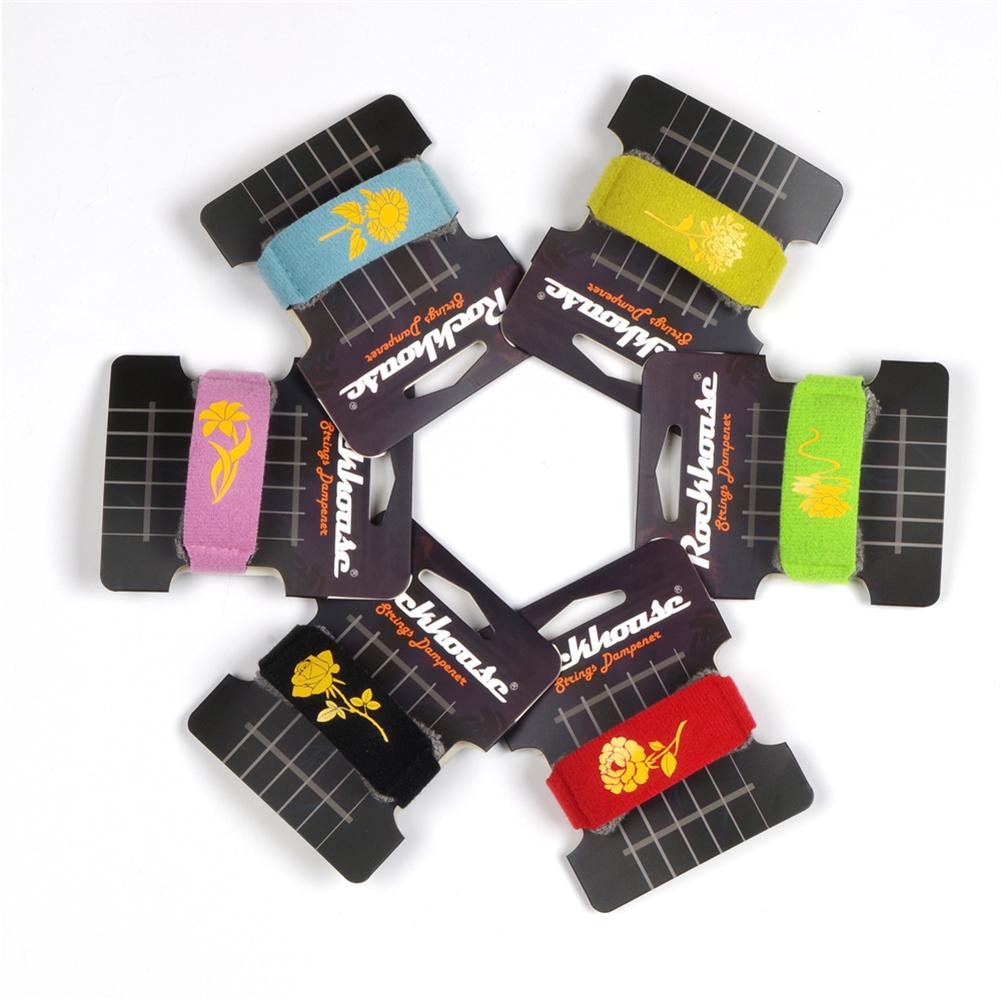 Cotton Guitar Strings Beam  Tape Mute Noise Damper Muter Wraps Flower Printed For Guitars Bass Ukulele String Instruments