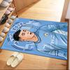 Manchester City Floor Rug Office Rug Suitable For Decorate Room Entryway Bedrooms Dining Room Antislip Carpet Decorate Offices Birthdaychristmas Gift