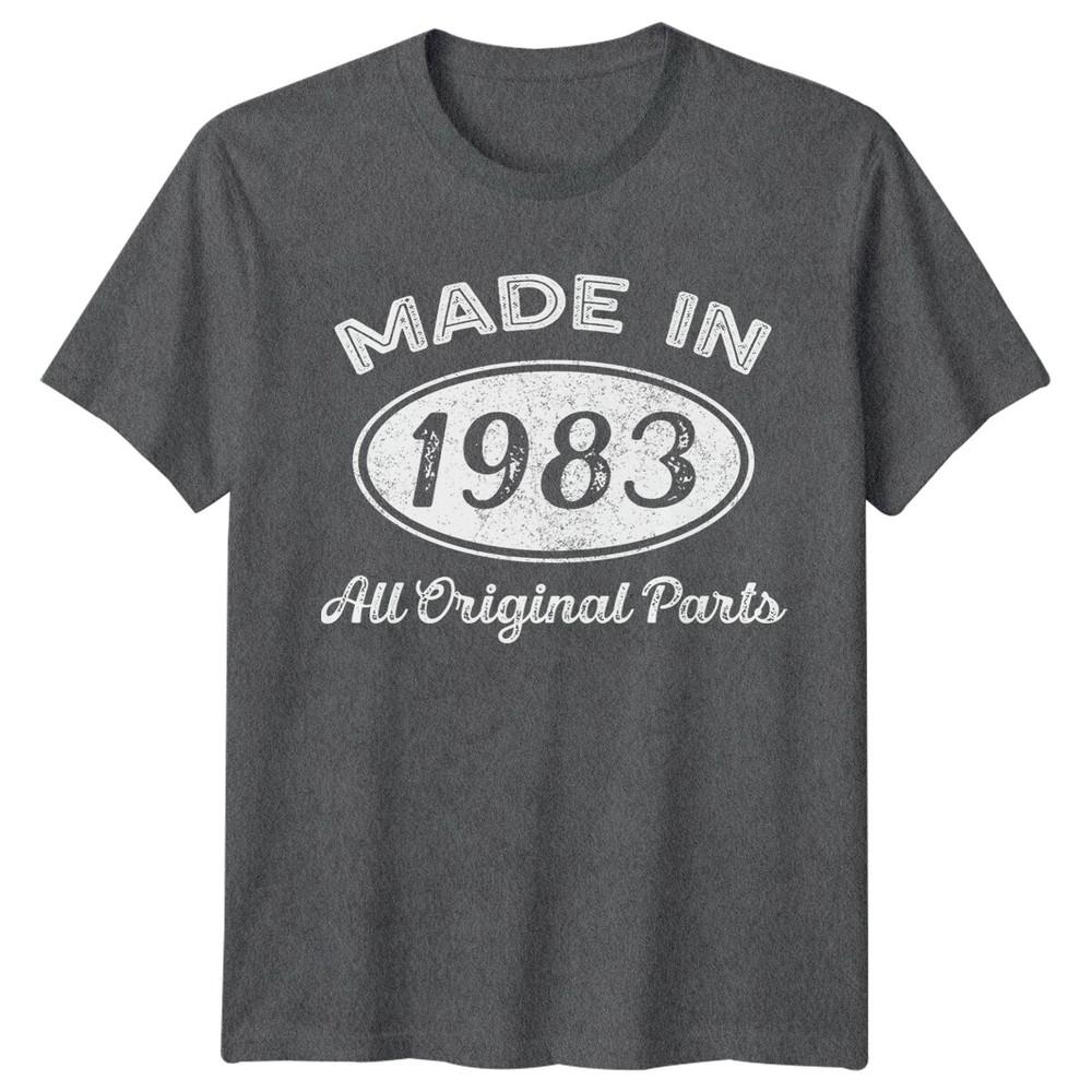 Made In 1983 Unisexs T Shirt 43rd Birthday Gift Vintage fortythree