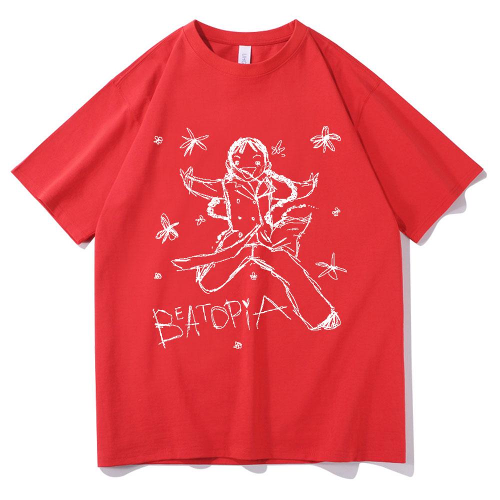 Singer Beabadoobee Beatopia Album Tshirt Fashion Oversized Streetwear Summer Male Vintage Tshirt Unisex Pure Cotton T Shirts S