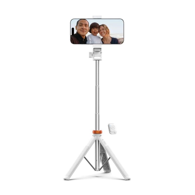 Tech-Protect L03S selfie stick tripod 148 cm white