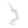 Minimalist Face Eyeglass Holder Desktop Human Side Face Eyeglass Stand Decorative Glasses Stand for Home Office Desk Bedroom Dresser