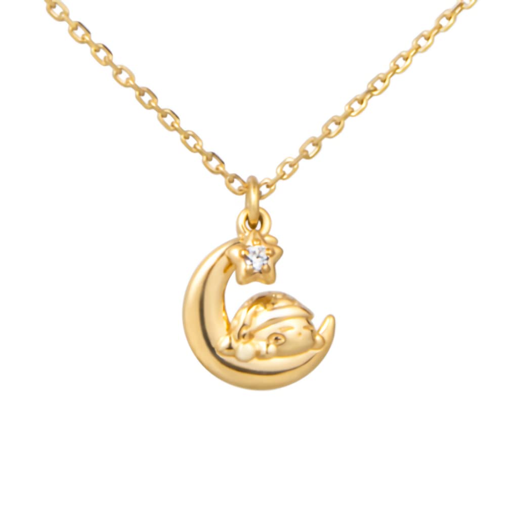 

Kirby of the Stars Sleep Kirby Necklace Silver Gold Accessories Kirby of the Stars Goods Gift [U-Treasure] (Yellow Coating) Women s золотий