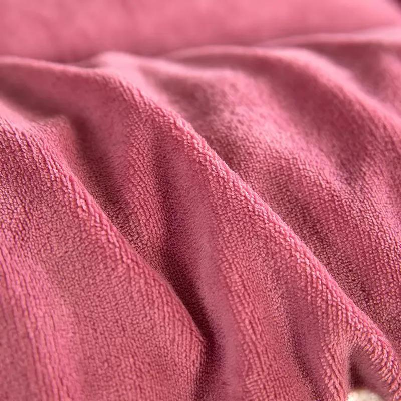 WTEMPO Warm Winter Single Student Dormitory Mattress Solid Color Soft Thickened Plush Mattress Cushion Home Tatami Double-sided Bed Mattress Quilts